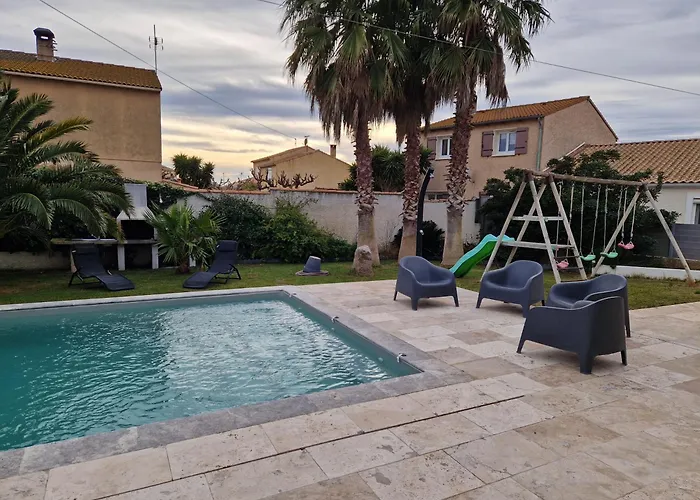 ヴィラ Moderne De 220m2 Avec Piscine, Sérignan